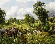 George Willison garden of England Sweden oil painting artist